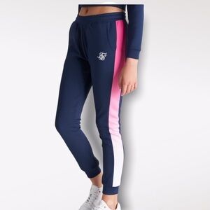 Siksilk Girls Navy Fade Track Pant size 15 yrs. Old